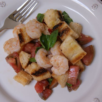 Grilled Shrimp Panzanella