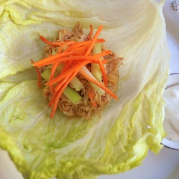 Buffalo Chicken Lettuce Wraps