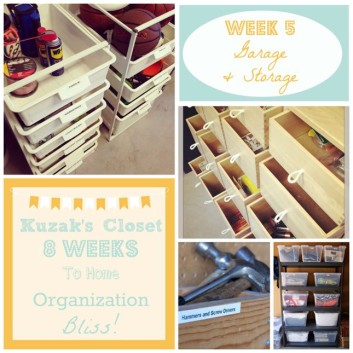 8 Weeks to Home Organization Bliss: Week 5 – Garage and Storage