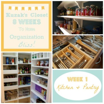 8 Weeks to Home Organization Bliss: Week 1 – Kitchen & Pantry
